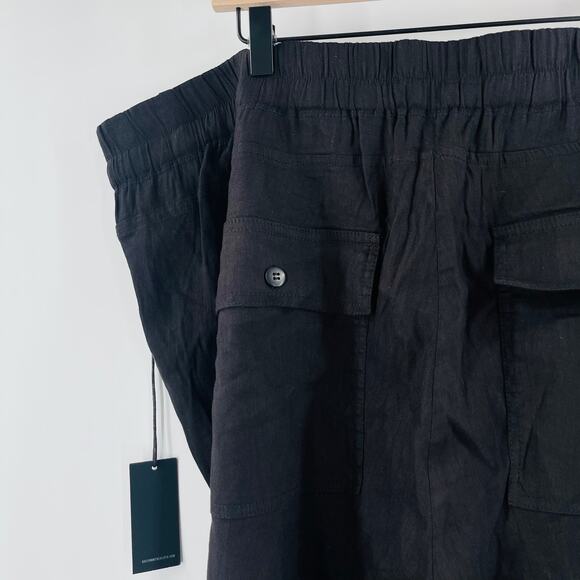 KUT FROM THE KLOTH Pants Size 2X Linen Blend Smocked Drawstring Pockets NWT - Picture 11 of 15